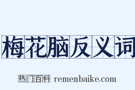 梅花脑反义词是什么意思的图片